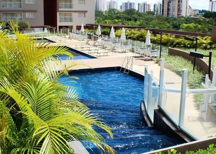 Apartamento No Evian Thermas Residence A 1 Km Do Centro De Caldas Novas